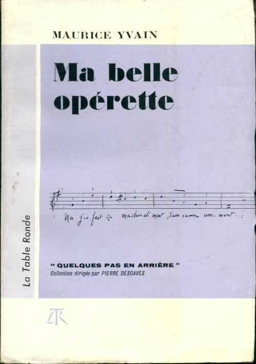 Livrenpoche : Ma belle opérette - Maurice Yvain - Livre