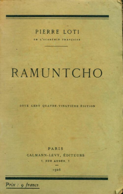 Livrenpoche : Ramuntcho - Pierre Loti - Livre