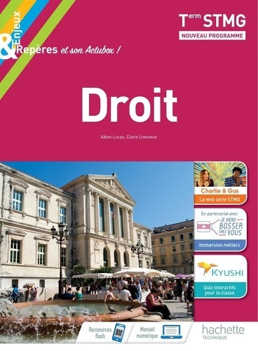 Livrenpoche : Droit terminale STMG 2020. Livre élève - Claire Lheureux - Livre