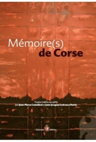 Livrenpoche : Mémoire(s) de corse - Jean-Pierre Castellani - Livre