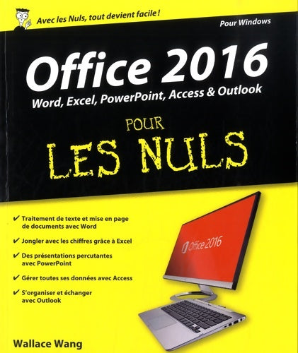 Livrenpoche : Office 2016 pour les nuls grand format - Wallace Wang - Livre