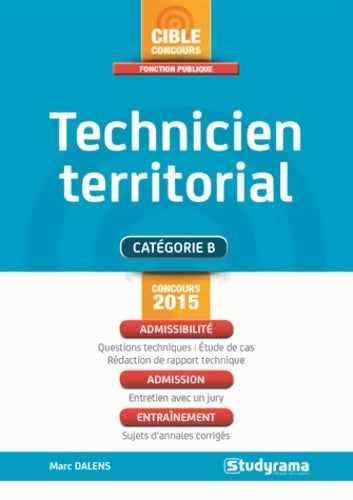 Livrenpoche : Technicien territorial catégorie b - Marc Dalens - Livre
