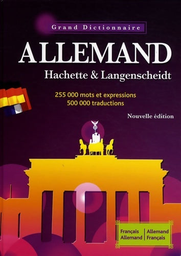 Livrenpoche : Grand dictionnaire allemand hachette langenscheidt - Hachette - Livre
