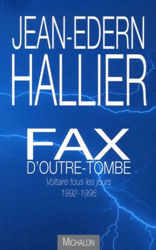 Livrenpoche : Fax d'outre-tombe - Jean Edern Hallier - Livre