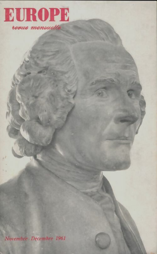 Livrenpoche : Europe n°391-392 : Jean-Jacques rousseau - Collectif - Livre
