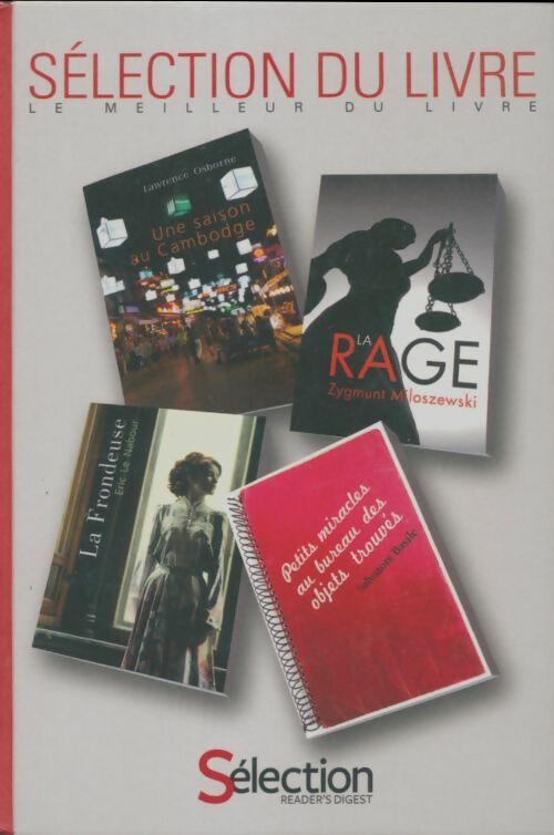 Livrenpoche : Une saison au Cambodge / La rage / La frondeuse / petits miracles au bureau des objets trouvés - Collectif - Livre