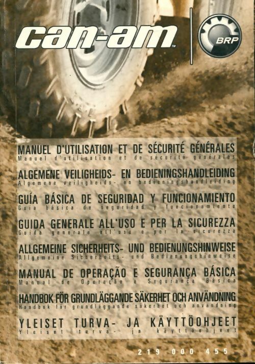 Livrenpoche : Can-am manuel d'utilisation - Collectif - Livre