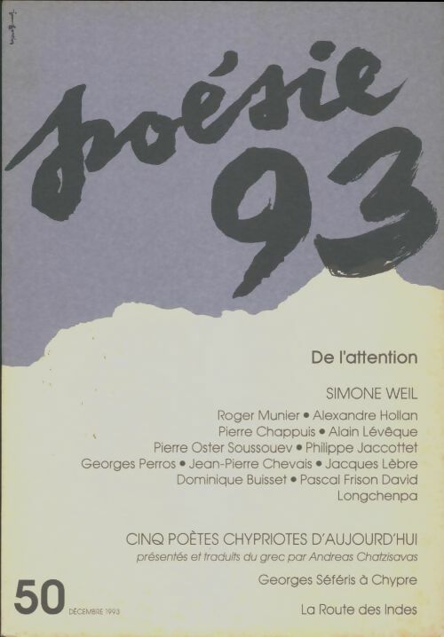 Livrenpoche : Poésie 93 n°50 - Collectif - Livre