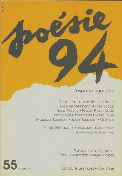 Livrenpoche : Poésie 94 n°55 - Collectif - Livre