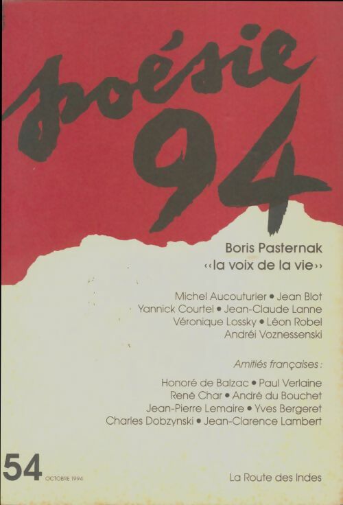 Livrenpoche : Poésie 94 n°54 - Collectif - Livre