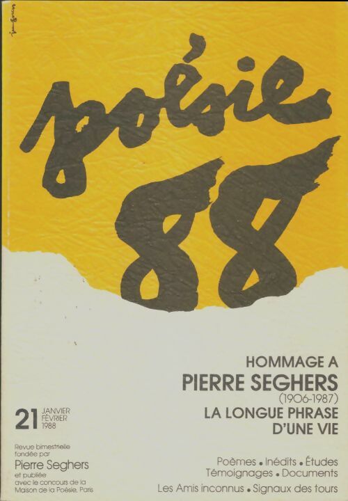 Livrenpoche : Poésie 88 n°21 - Collectif - Livre