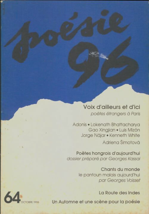 Livrenpoche : Poésie 96 n°64$ - Collectif - Livre