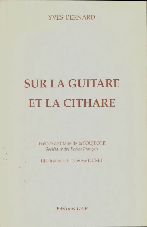 Livrenpoche : Sur la guitare et la cithare - Yves Bernard - Livre