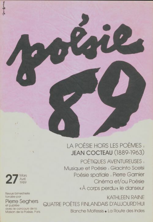 Livrenpoche : Poésie 89 n°27 - Collectif - Livre