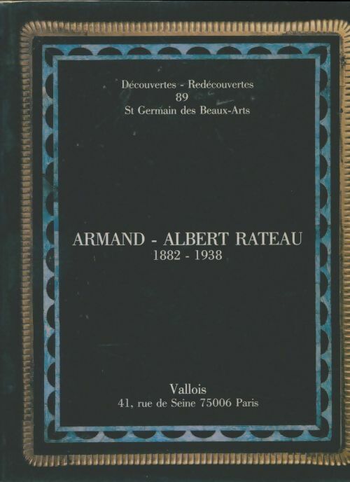 Livrenpoche : Armand-Albert Rateau 1882-1938 - Xxx - Livre
