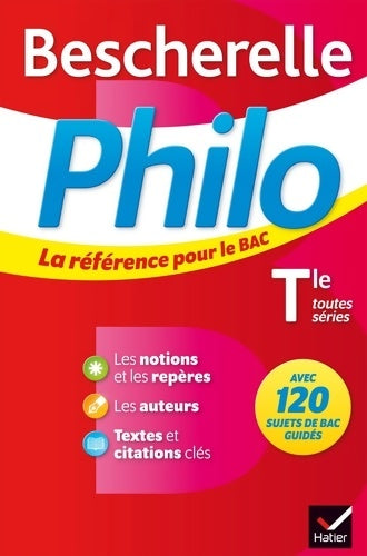 Livrenpoche : Bescherelle philo Terminale - Sabrina Cerqueira - Livre