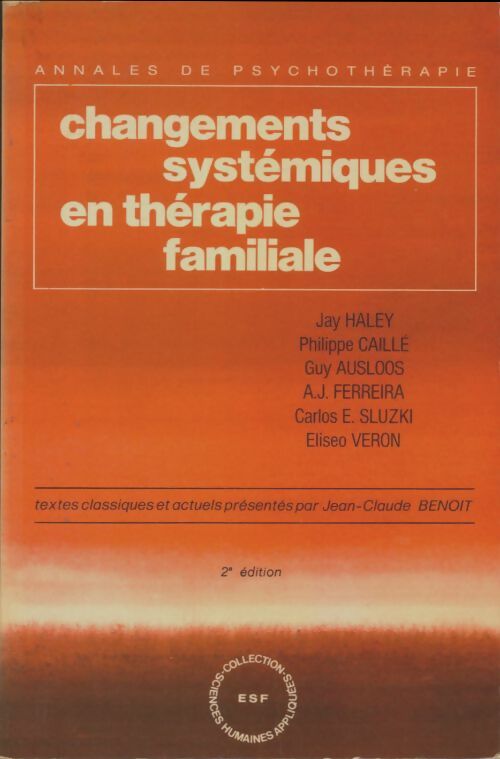 Livrenpoche : Changements systématiques en thérapie familiale - Collectif - Livre