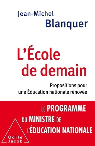 Livrenpoche : L'école de demain - Jean-Michel Blanquer - Livre