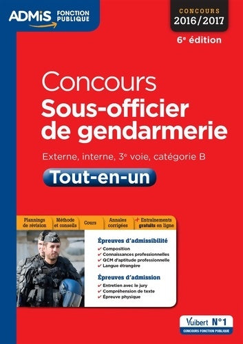 Livrenpoche : Concours sous-officier de gendarmerie cat B - Collectif - Livre