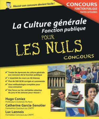 Livrenpoche : La culture générale Fonction publique pour les nuls - Luc Lannois - Livre