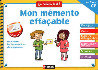 Livrenpoche : Mon Mémento effaçable CP - Collectif - Livre