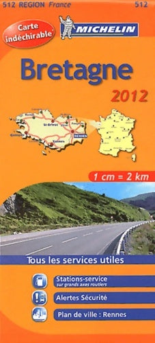 Livrenpoche : Carte region Bretagne 2012 - Collectif - Livre