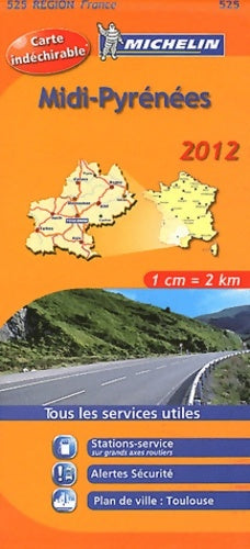 Livrenpoche : Carte region midi-pyrnes 2012 - Collectif - Livre