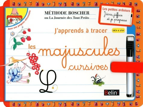 Livrenpoche : Ardoises boscher - les majuscules cursives - Belin - Livre