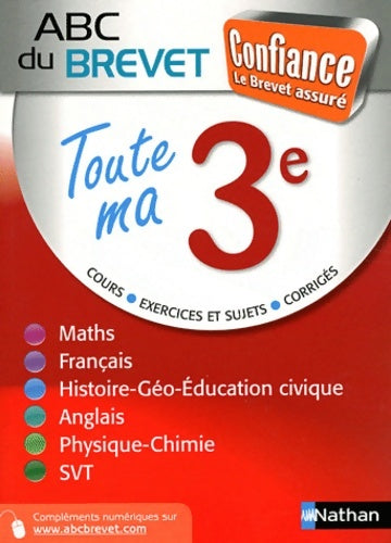 Livrenpoche : Abc brevet confiance tte ma 3e - Carole Feugère - Livre