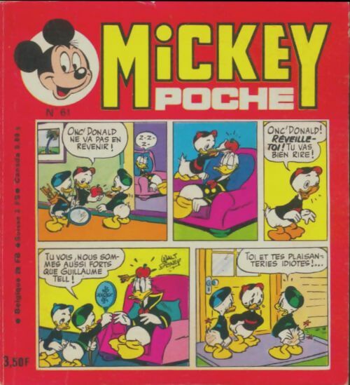 Livrenpoche : Mickey poche n°61 - Collectif - Livre
