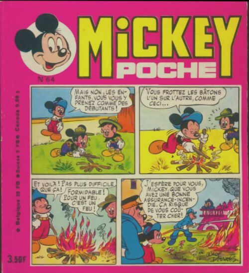 Livrenpoche : Mickey poche n°64 - Collectif - Livre