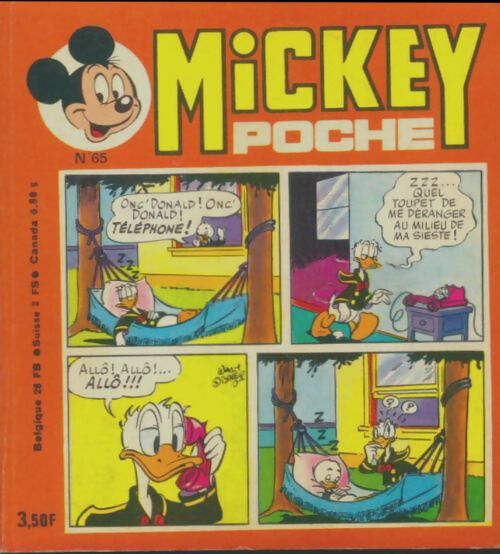 Livrenpoche : Mickey poche n°65 - Collectif - Livre