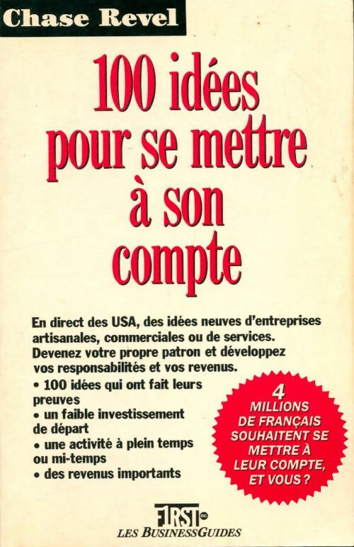Livrenpoche : 100 idées pour se mettre à son compte - Chase Revel - Livre