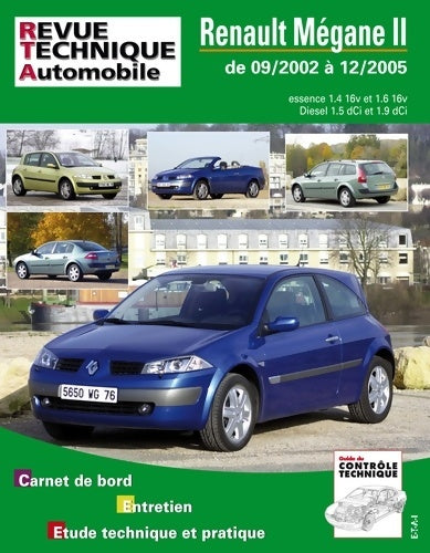 Livrenpoche : Renault Mégane II phase 1 - 2002 à 2005 - Collectif - Livre