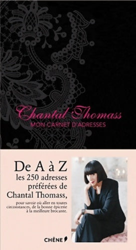 Livrenpoche : Chantal thomass mon carnet d'adresses - Chantal Thomass - Livre