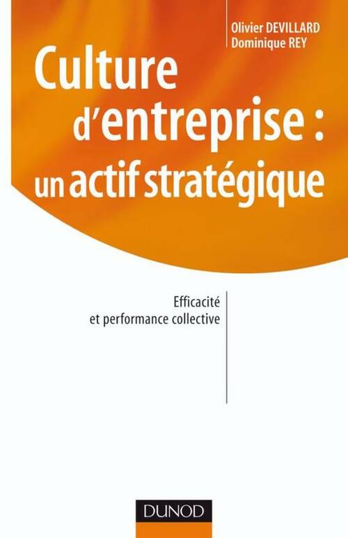Livrenpoche : Culture d'entreprise : Un actif stratégique - Olivier Devillard - Livre
