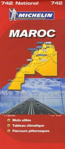 Livrenpoche : Carte routiere 742 Maroc 2008 - Michelin - Livre