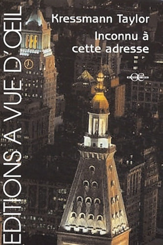 Livrenpoche : Inconnu à cette adresse - Kathrine Kressman Taylor, Kathrine Kressmann Taylor - Livre