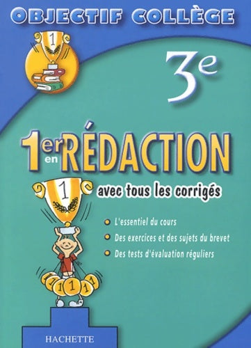 Livrenpoche : 1er en rédaction 3ème (+ corrigés) - Morgan Senan - Livre