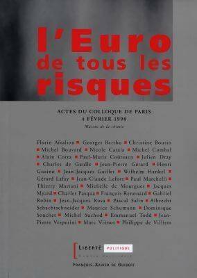 Livrenpoche : L'euro de tous les risques - Collectif - Livre