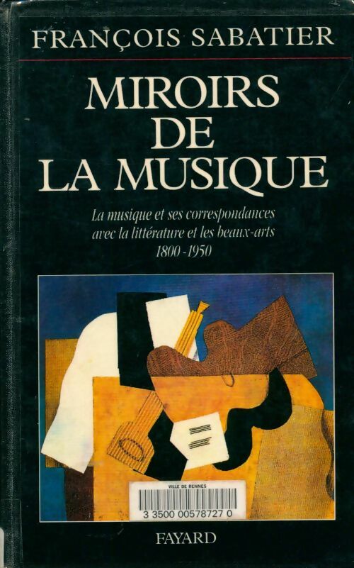 Livrenpoche : Le miroirs de la musique - Sabatier-F - Livre