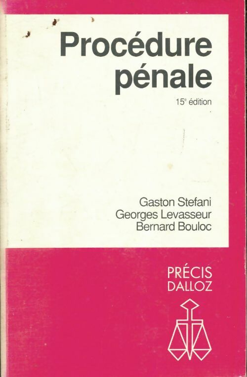 Livrenpoche : Procédure pénale - Stefani - Livre