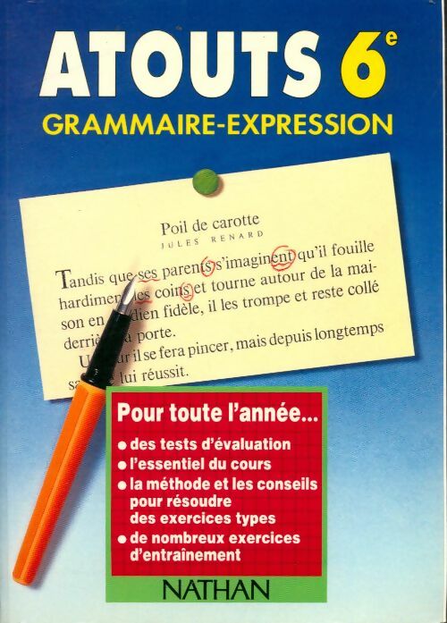 Livrenpoche : Atouts gram/expres 6e - Jean-Charles Juhel - Livre