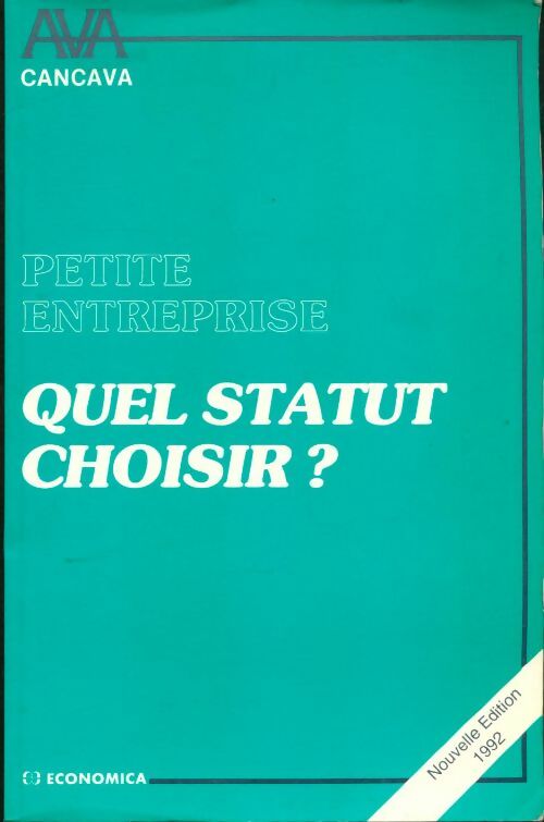 Livrenpoche : Petite entreprise - Cancava - Livre