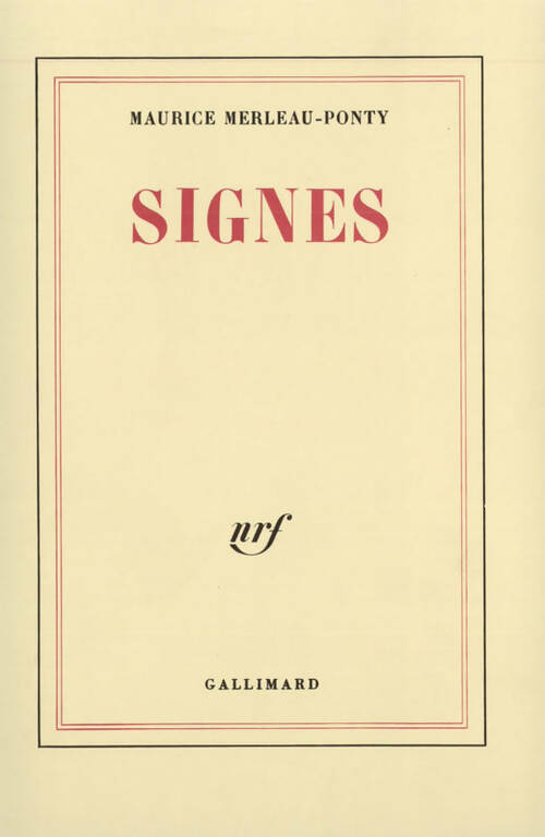 Livrenpoche : Signes - Merleau-Ponty - Livre
