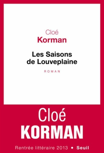 Livrenpoche : Les saisons de louveplaine - Cloé Korman - Livre