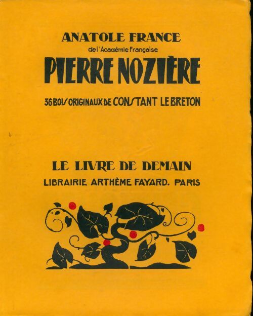 Livrenpoche : Pierre Nozière - Anatole France - Livre