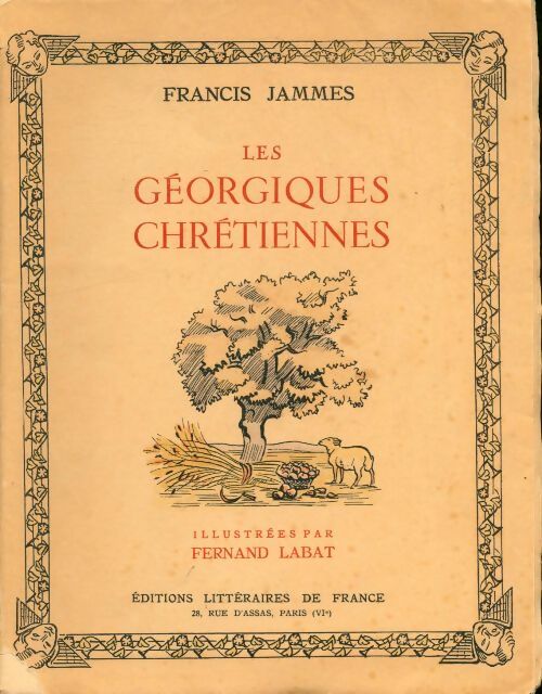Livrenpoche : Les géorgiques chrétiennes - Francis Jammes - Livre