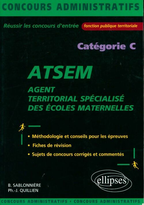 Livrenpoche : Agent territorial spécialisé des écoles maternelles ( atsem) - Brigitte Sablonnière - Livre