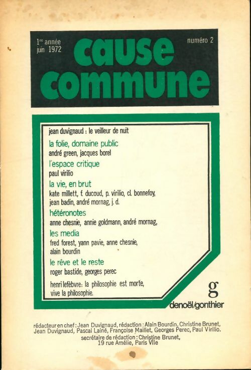 Livrenpoche : Cause commune n°2 - Collectif - Livre